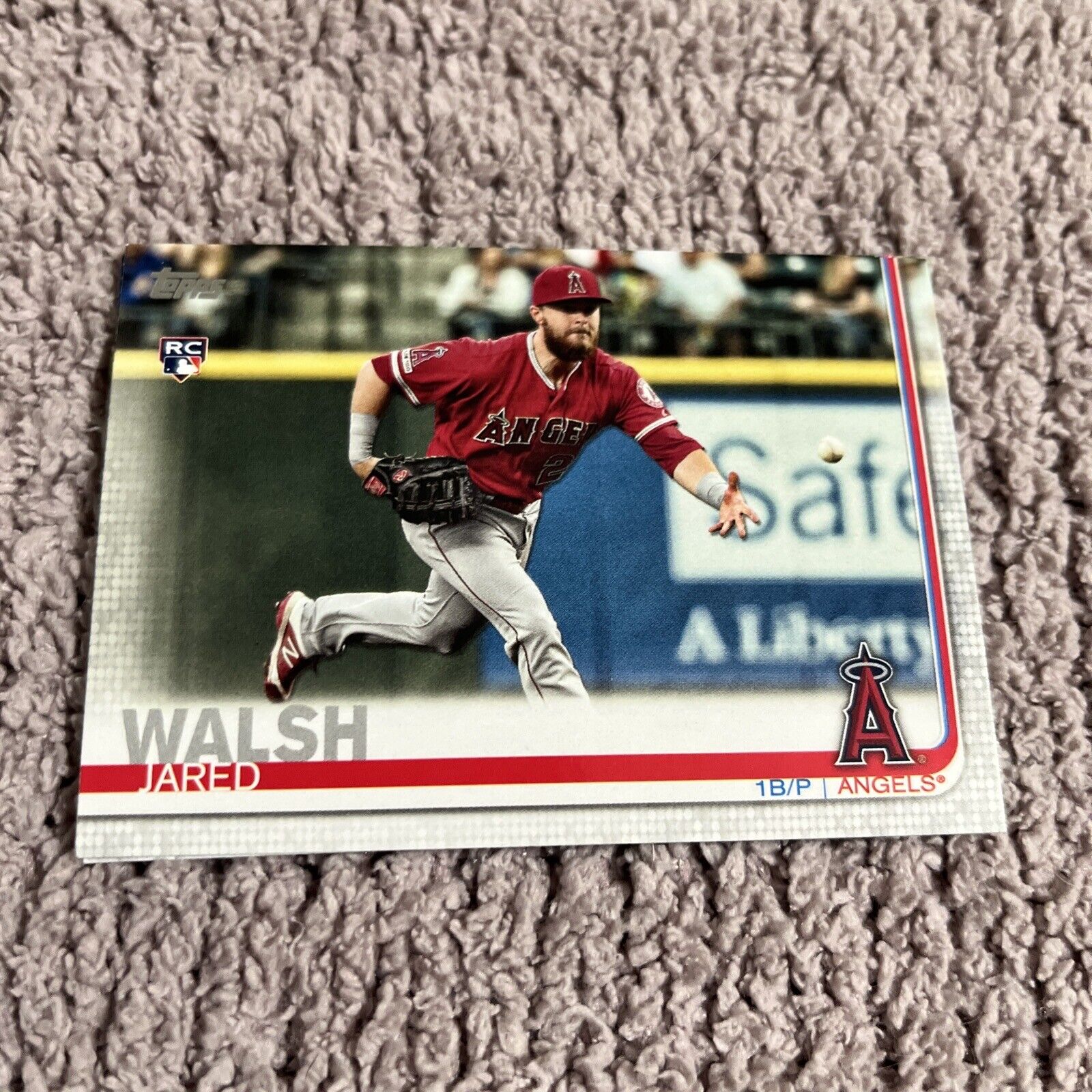 2019 Topps Update Series JARED WALSH RC Los Angeles Angels #US59 Rookie