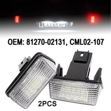 2x LED Licence Plate Lights For Toyota Avensis Verso Yaris Vitz Camry Auris Vios