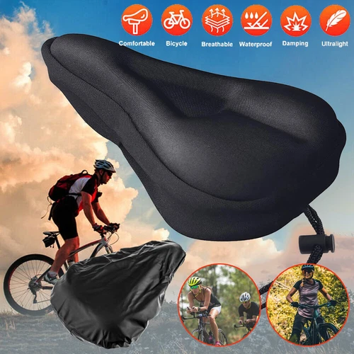 Gel Fahrrad Sattelbezug Überzug Fahrrad Sitzbezug Polster Sattelüberzug Geschenk