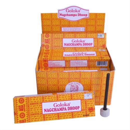 Goloka Nag Champa incienso, conos de incienso y palos - Imagen 5 de 10