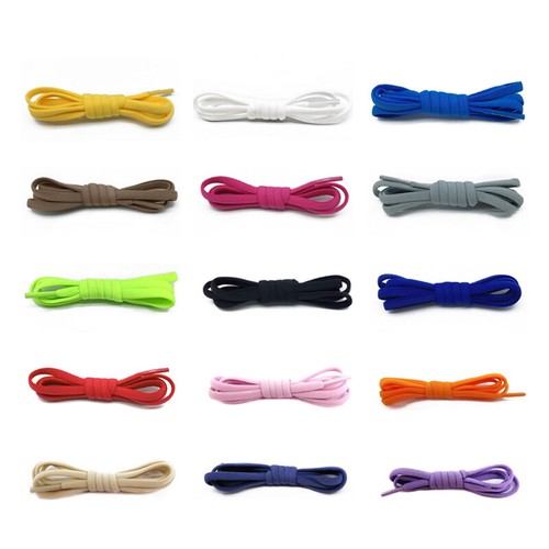 No Tie ShoeLaces Adult Kid Elastic Trainer Laces Lazy Easy No-tie Shoe Strings - Picture 10 of 29