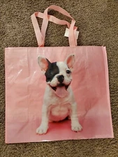 4 Pack Reusable shopping bags French Bulldog tote Home Goods .