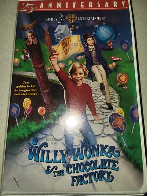 Willy Wonka And Chocolate Factory 25th Anniversary Vhs movie