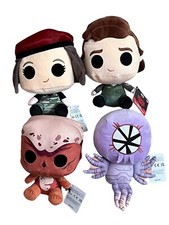 Funko Plushies - Stranger Things Season 4 SET OF 4 Steve, Vecna, Robin 1 NWT
