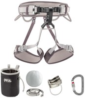 Petzl Corax Kit Adult Climbing Harness, Size 2 Gray Petzl Corax Kit Adult Climbing Harness, Size 2 Gray