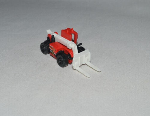CONSTRUCCIÓN MATCHBOX MBX - ELEVADOR DE CARGA ROJO Y BLANCO - Imagen 3 de 10