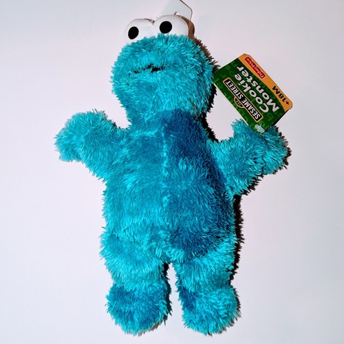 Juguete de peluche Fisher Price Sesame Street Cookie Monster azul peluche muñeca 9" - Imagen 1 de 3