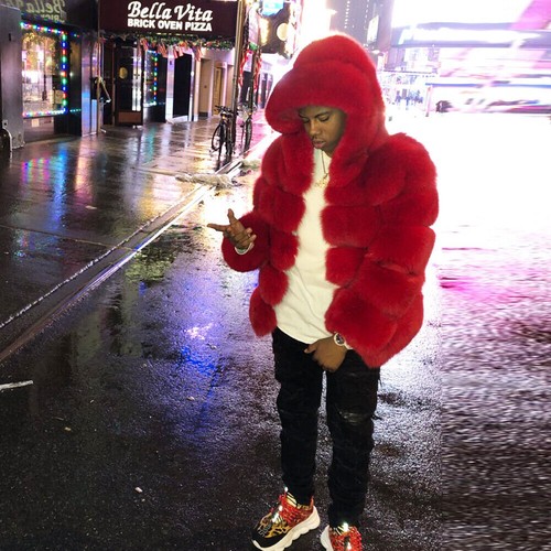 Fashion Men's Natural Real Fox Fur Coat Hooded Winter Jackets Warm Thick Outwear - Picture 3 of 16