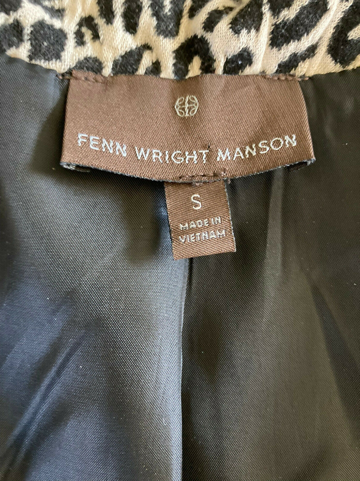 Fenn Wright Manson leopard print ruffled collar b… - image 2