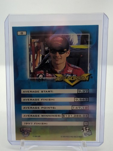 1998 Press Pass Vip Explosive #8 Jeff Gordon - Picture 2 of 2