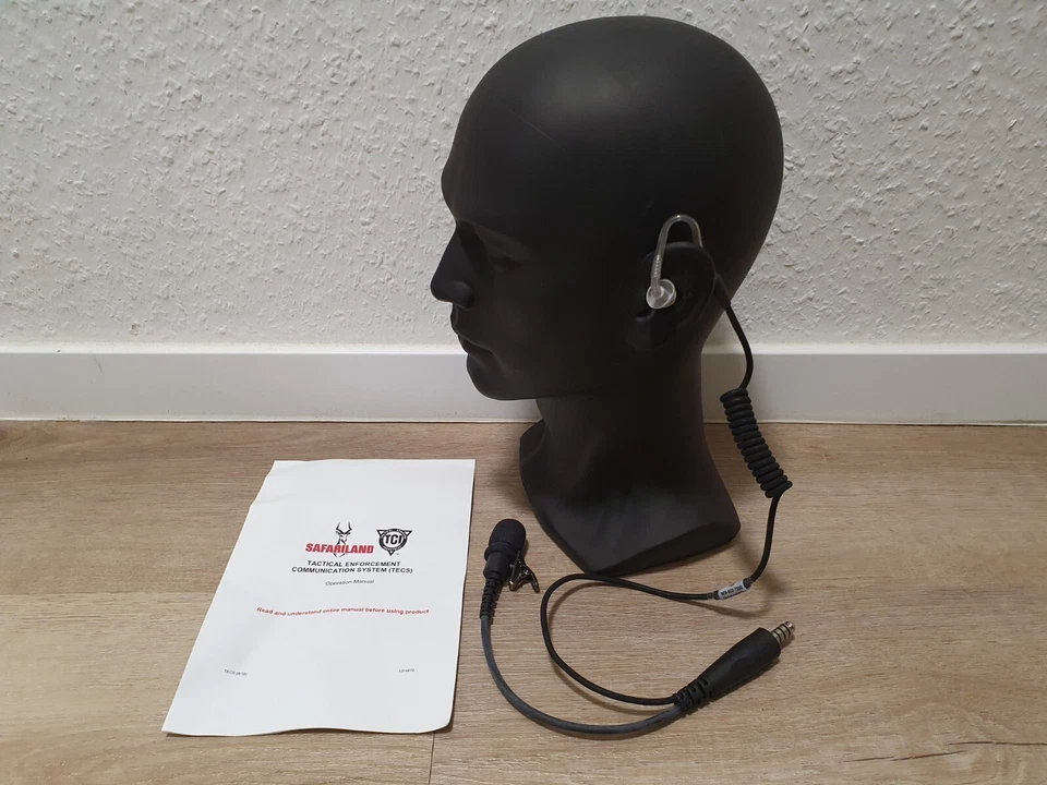 Safariland TCI Tecs Tactical In-Ear Headset TP120 Kopfhörer US ARMY BW Nexus PTT