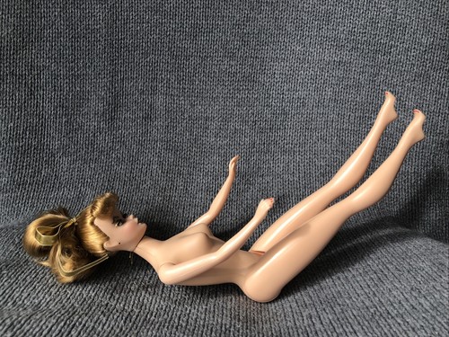 Barbie Vintage Reproduction Doll Repaint Honey Blond She Means Business! OOAK - Picture 20 of 23