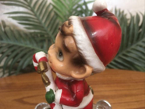 *Rare* Vintage Josef Originals Wee Folks Boy w Candy Cane Christmas Figurine - Picture 11 of 16