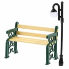 Chair + Street Light Small Lights for Crafts Decoration