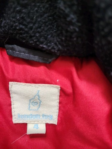 London Fog Kids Hooded Winter Jacket Fleece Lined Young Boy Snow Ski Coat Size 4 - Picture 5 of 16