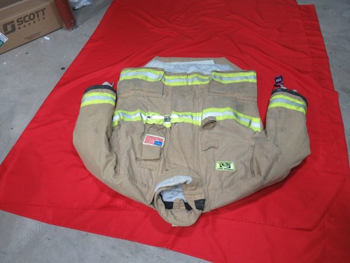 MORNING PRIDE DRD 46 x 30/36 x 32 Firefighter Turnout Bunker Gear COAT JACKET - Picture 3 of 16