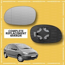 LHS Left side for Citroen Xsara Picasso 99-08 Wide Angle heat wing mirror glass