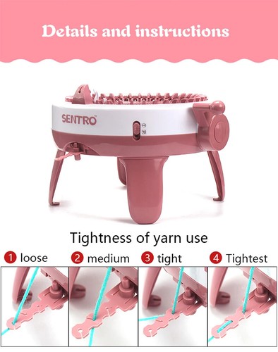 40-needle Hand Knitting Machine DIY Hand Knit Scarf Sweater Hats and Socks Hand - Picture 9 of 19