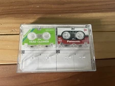 Vintages Micro Cassette Tape MC-60 / Head Cleaner Panasonic