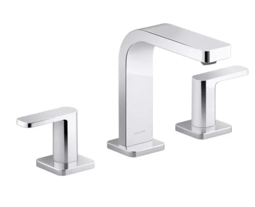 Kohler Parallel K-23484-4K-CP Widespread Bathroom Sink Faucet Polished Chrome