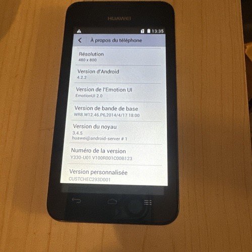 Huawei Y330-U01 - Débloqué Android - Stockage 4Go - (563) - Photo 1 sur 6