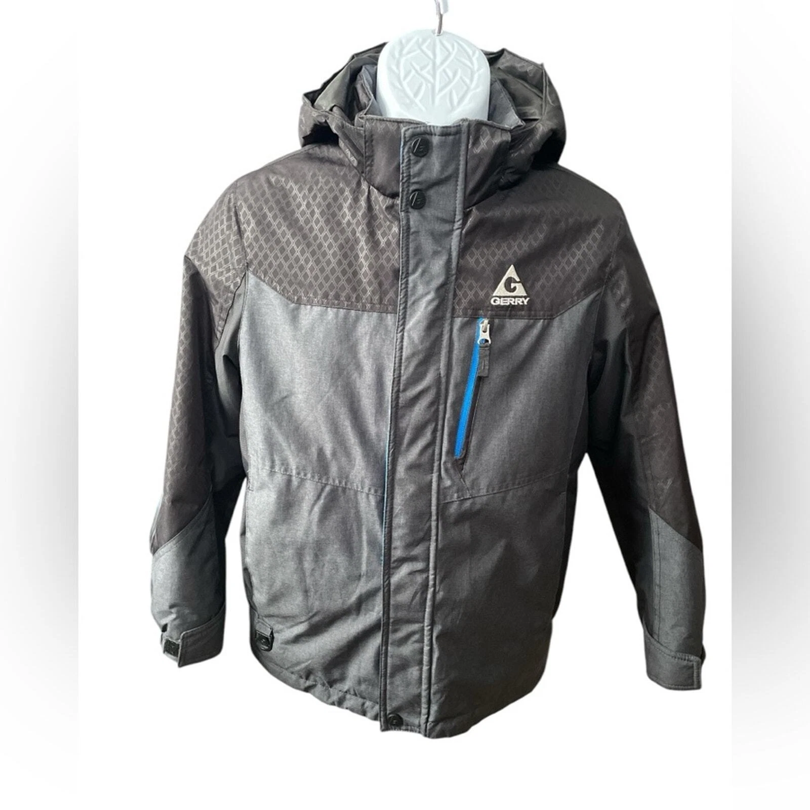 Gerry Boys’ Winter Jacket, Size Medium (10/12), With Removable Hood, Outdoors
