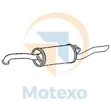 Klarius TY616G Exhaust Rear Silencer Box TOYOTA YARIS VERSO   1.3    2000-2002