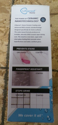 NEW LIFEPROOF HOME MULTI-SURFACE CERAMIC COATING 8 OZ COMPLETE KIT TOWEL SPRAYER - Picture 5 of 5