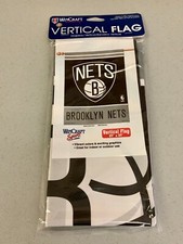 Wincraft Factory Sealed Brooklyn Nets 27"x37" Vibrant Vertical Team Flag Decor