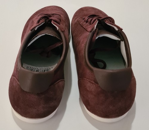 Paul Smith Slim Suede Leather Lace-up Trainers Bordeaux Sizuk 8 eu 42 - Picture 3 of 7