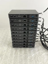 Lot of 10 Dell WD15 K17A Docking Stations USB-C K17A001 NO AC