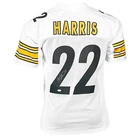 Najee Harris Signed Pittsburgh White Football Jersey (JSA)