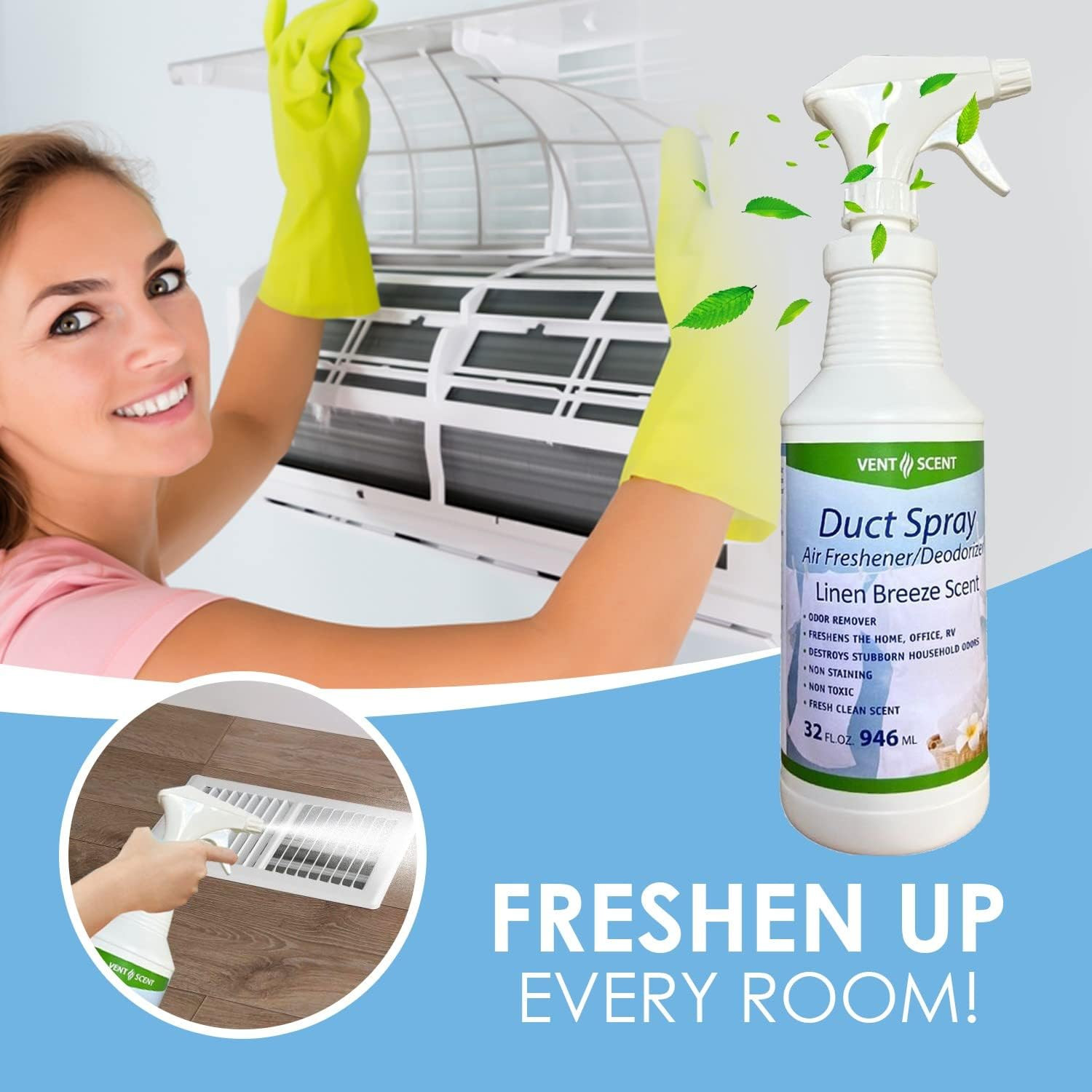 Northwest Enterprises Air Duct Cleaner Spray, Essential Oils Professional HVAC 