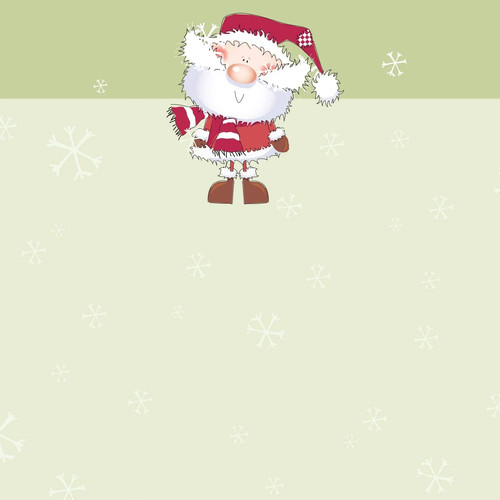 Great Papers! 8.5" x 11" Imprintable Stationery, Merry Christmas Santa (2015053) - Bild 2 von 3