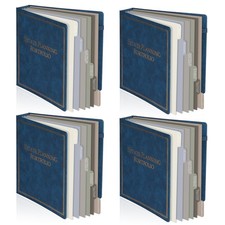 4 Pcs Estate Planning Portfolio Binder with Index Tab Divider When I Die Orga...