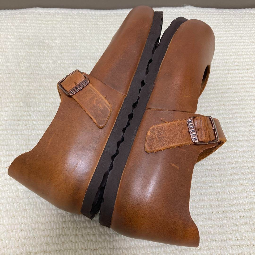 BIRKENSTOCK Mantova Flat Strap Shoes Brown Narrow Size 37 JP