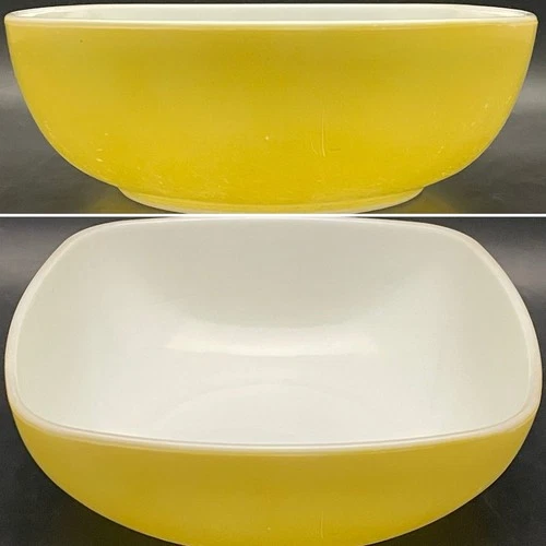 Pyrex 515 Yellow Ovenware Hostess Serving Bowl 1949-59 Sunshine Backstamp USA