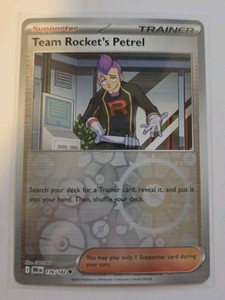 Team Rocket's Petrel 176/182 Sv10: Destined Rivals Reverse Holo
