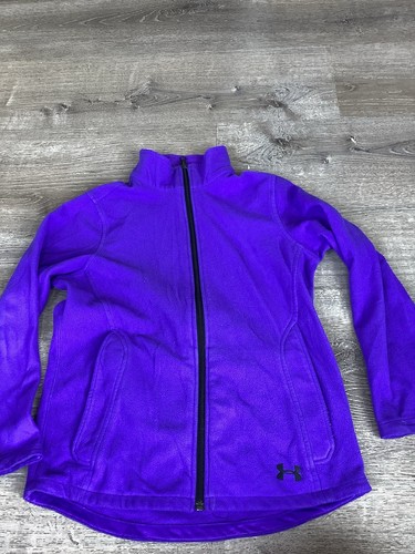 Under Armour Purple Youth 3 In 1 Coat Size Large L Girls ColdGear Jacket - Picture 9 of 12