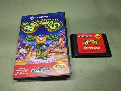 Battletoads Sega Genesis Cartridge and Case