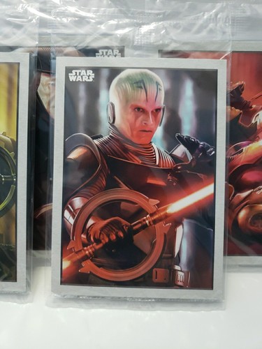 2023 Topps STAR WARS OBI-WAN KENOBI 5x POSTER ART CARD Lot - Picture 5 of 5