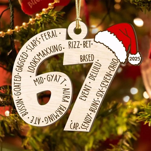 Weihnachtsdeko, Holzgeste 67 Hängedeko Weihnachtsschmuck - Bild 5 von 12