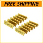 Tent-Shaped Reserved Table Markers - 12 Gold Signs - Ideal for Special Occasions