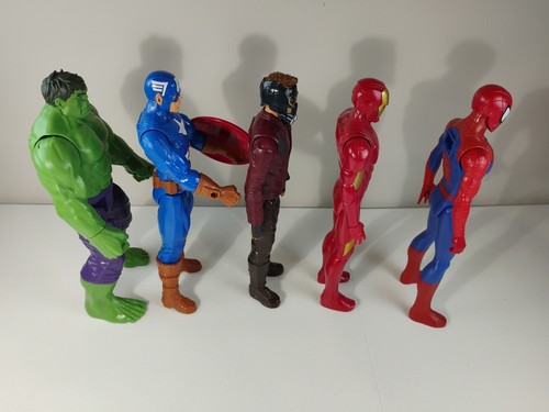 Lot of 5 Marvel Titan Hero Series Power FX Avengers Action Figures - Picture 9 of 16