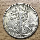 1918 S Walking Liberty Half Dollar AU + Some Luster Remaining