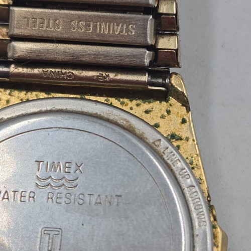Vintage TIMEX T95 Quartz Lithium Alarm Chronograph 34mm Watch - UNTESTED - Picture 5 of 5