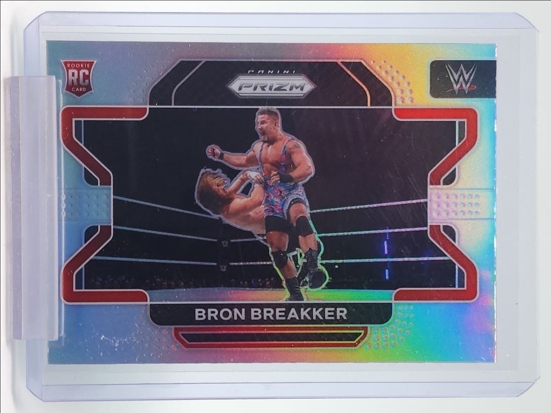 BRON BREAKKER 2022 PANINI PRIZM WWE ROOKIE HORIZONTAL SILVER RC Q3813