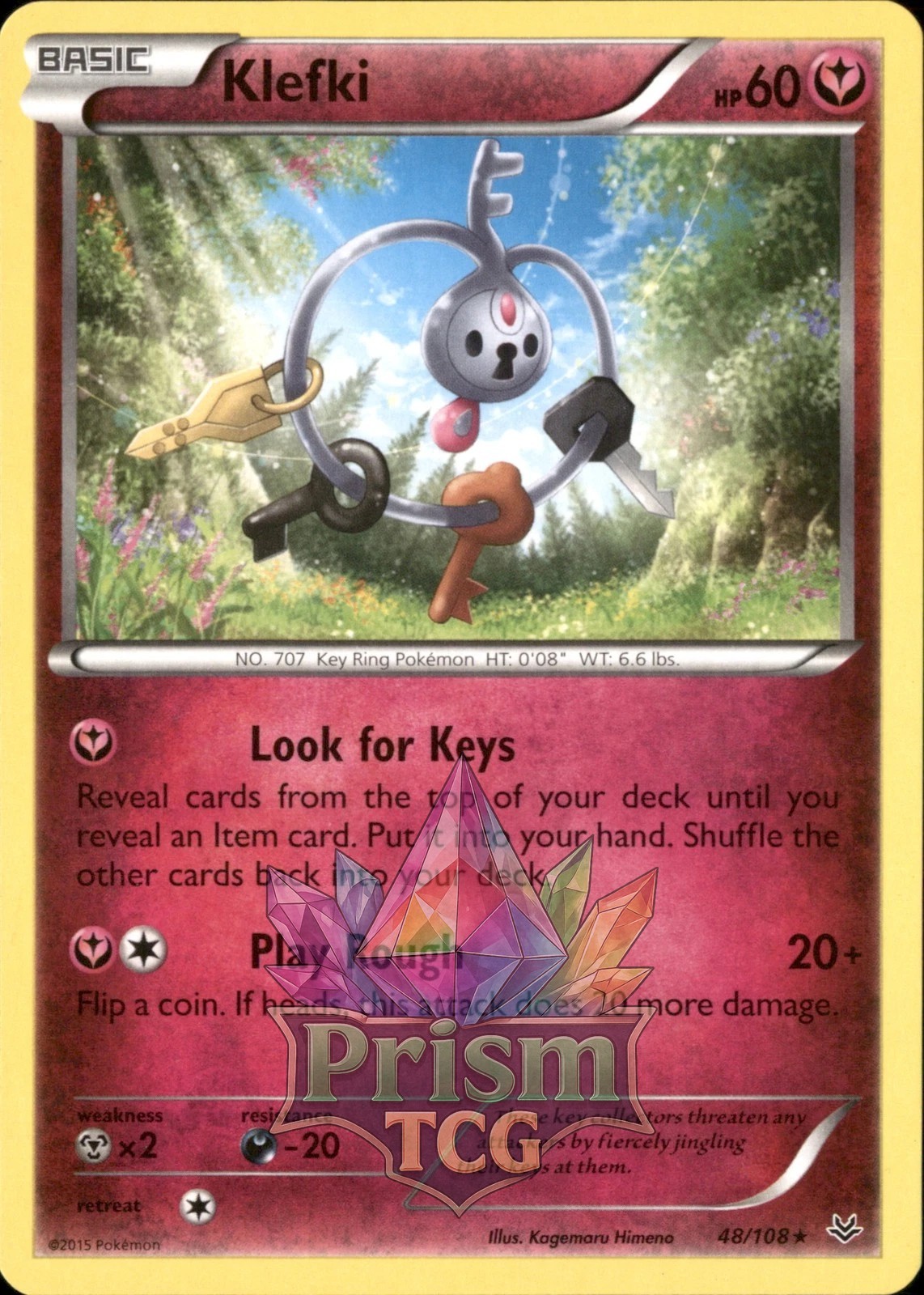 Klefki 48/108 Rare Roaring Skies Pokemon