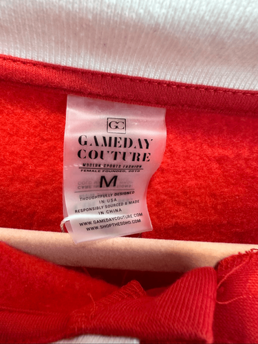 Ohio State Buckeyes Game Day Couture rot-weißer Pullover Größe Medium neu - Bild 4 von 6