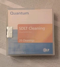 NEW Sealed Quantum SDLT Cleaning Tape 1/2" Cartridge 20 Cleanings MR-SACCL-01